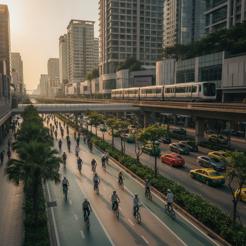 จับตานโยบายเลน Micro-mobility 2027 ยกระดับทางวิ่ง e-Bike - urban-micromobility-lane-future-policy