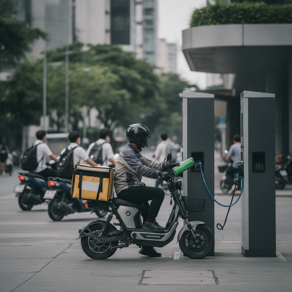 จับตาเทรนด์ Battery Swapping สลับแบต e-Bike ไว ไม่ต้องรอชาร์จ - battery-swapping-trend-ebike-thailand