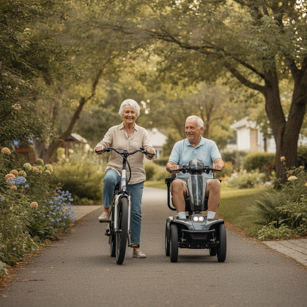 วิธีเลือกจักรยานไฟฟ้าผู้สูงอายุ ขี่ง่าย ปลอดภัย ไม่ล้ม - elderly-ebike-safety-buying-guide