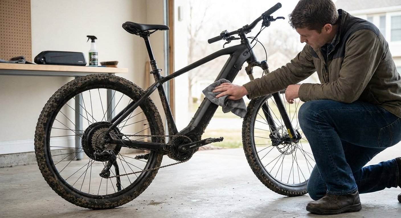 วิธีล้างจักรยานไฟฟ้า e-Bike ถูกวิธี มอเตอร์ไม่พัง ไม่ช็อต